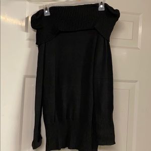 Off the shoulder sweater dress